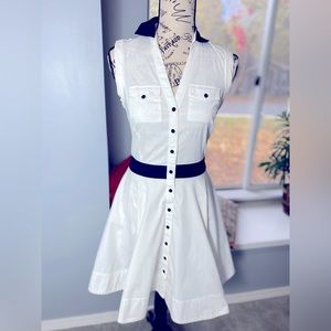 Armani Exchange Button Down Shirt Dress